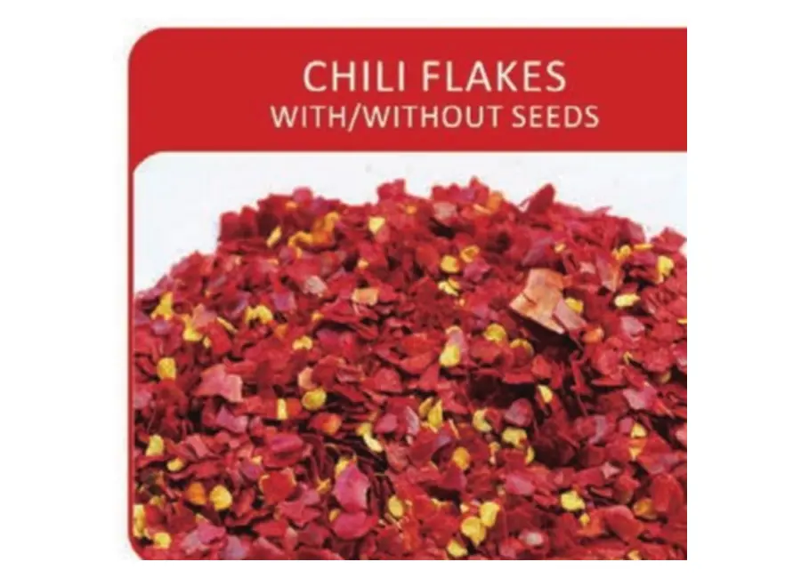 Chili Flakes — With / Without Seeds from the Deesheng Food catalogue