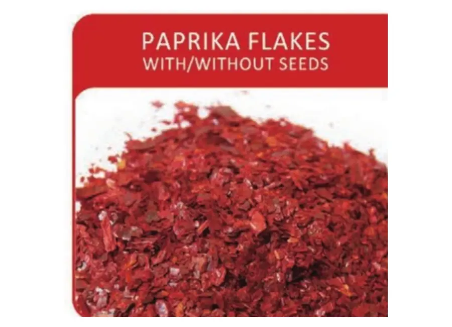 Paprika Flakes — With / Without Seeds from the Deesheng Food catalogue