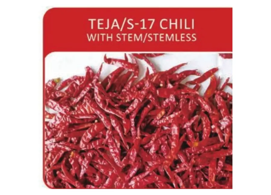 Teja / S-17 Chili — With Stem / Stemless from the Deesheng Food catalogue