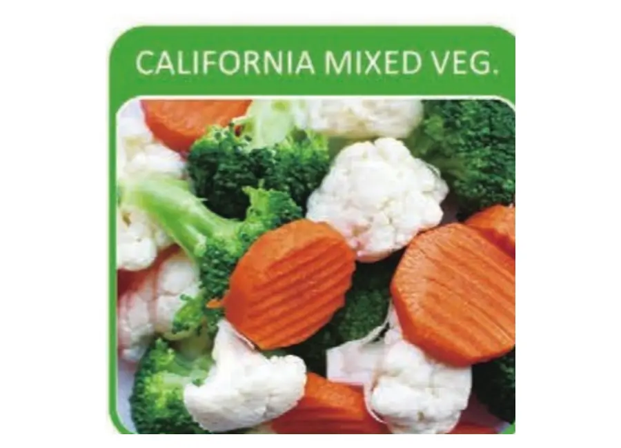 California Mixed Vegetables from the Deesheng Food catalogue