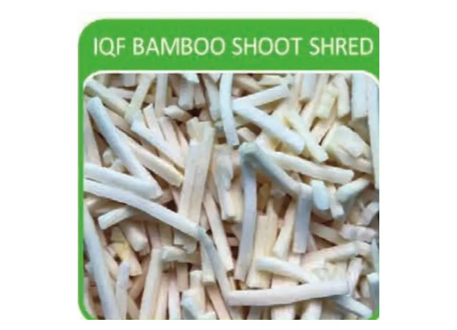 IQF Bamboo Shoot Shred from the Deesheng Food catalogue