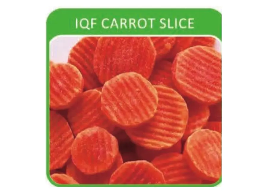 IQF Carrot Slices from the Deesheng Food catalogue