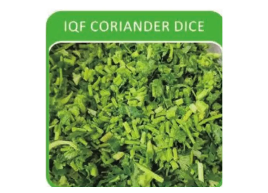 IQF Coriander Dice from the Deesheng Food catalogue