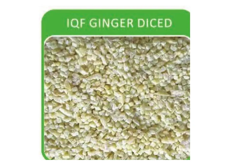 IQF Ginger — Diced from the Deesheng Food catalogue