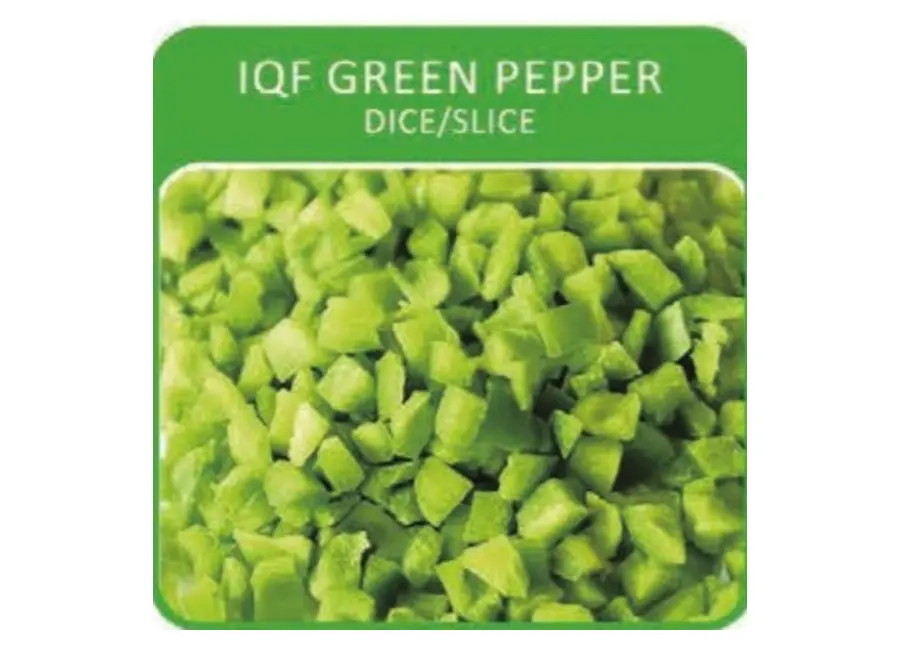 IQF Green Pepper — Dice / Slice from the Deesheng Food catalogue
