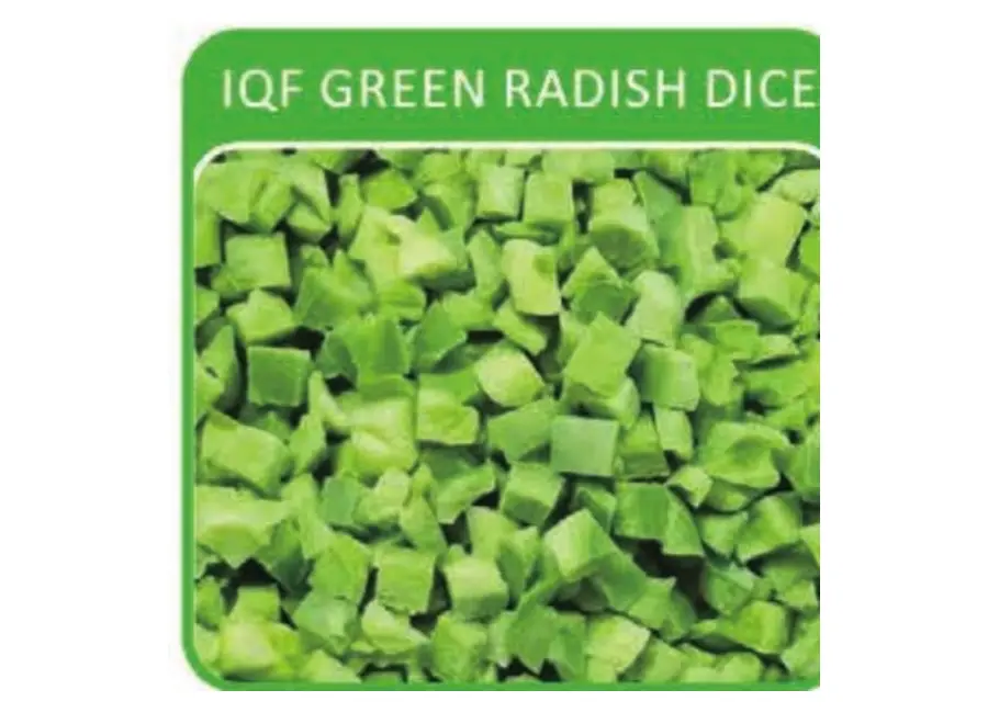 IQF Green Radish Dice from the Deesheng Food catalogue