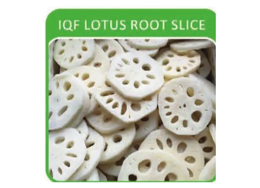 IQF Lotus Root Slices from the Deesheng Food catalogue