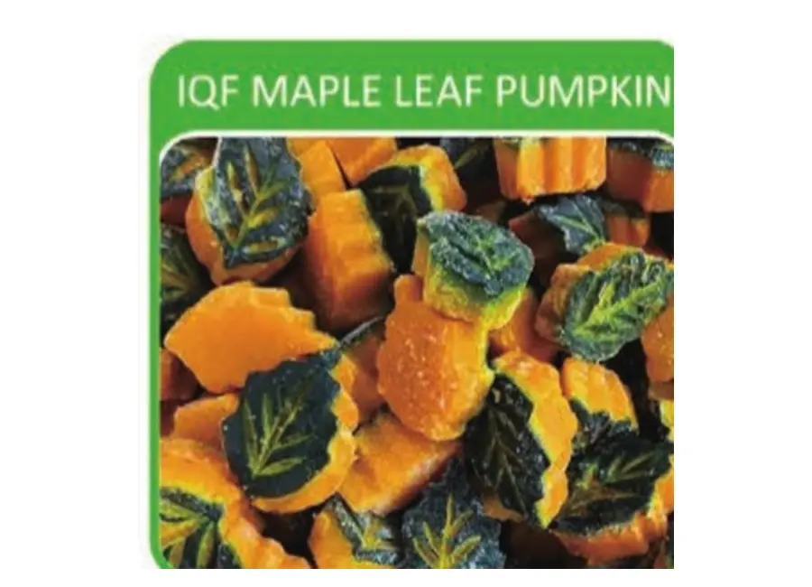 IQF Maple Leaf Pumpkin from the Deesheng Food catalogue