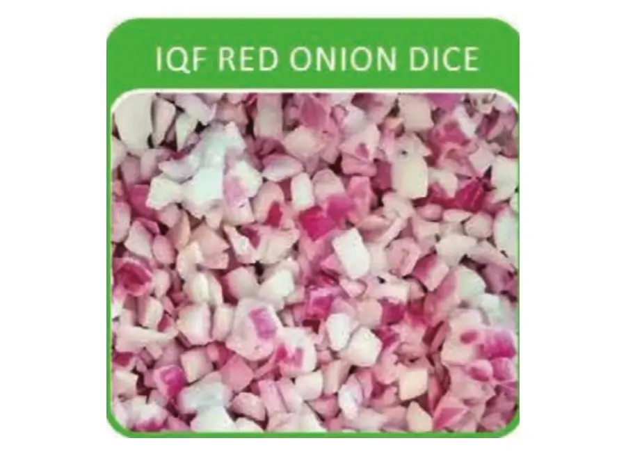 IQF Red Onion Dice from the Deesheng Food catalogue
