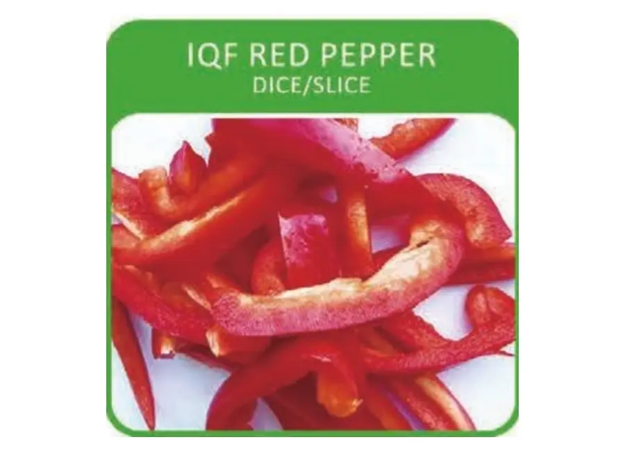 IQF Red Pepper — Dice / Slice from the Deesheng Food catalogue