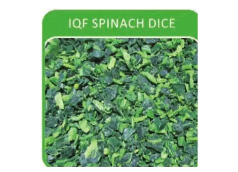IQF Spinach Dice from the Deesheng Food catalogue
