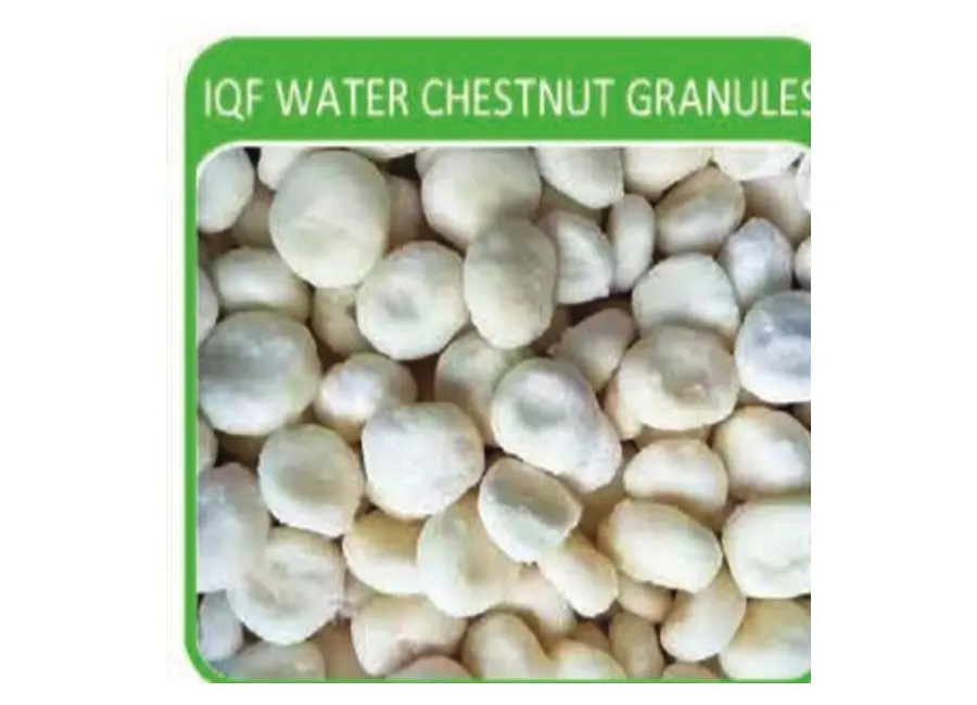 IQF Water Chestnut Granules from the Deesheng Food catalogue