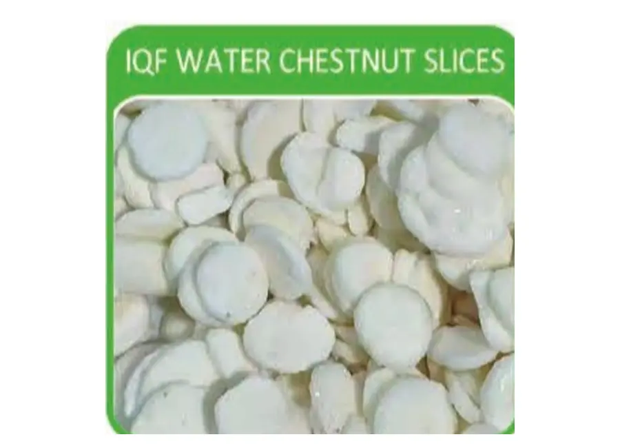 IQF Water Chestnut Slices from the Deesheng Food catalogue