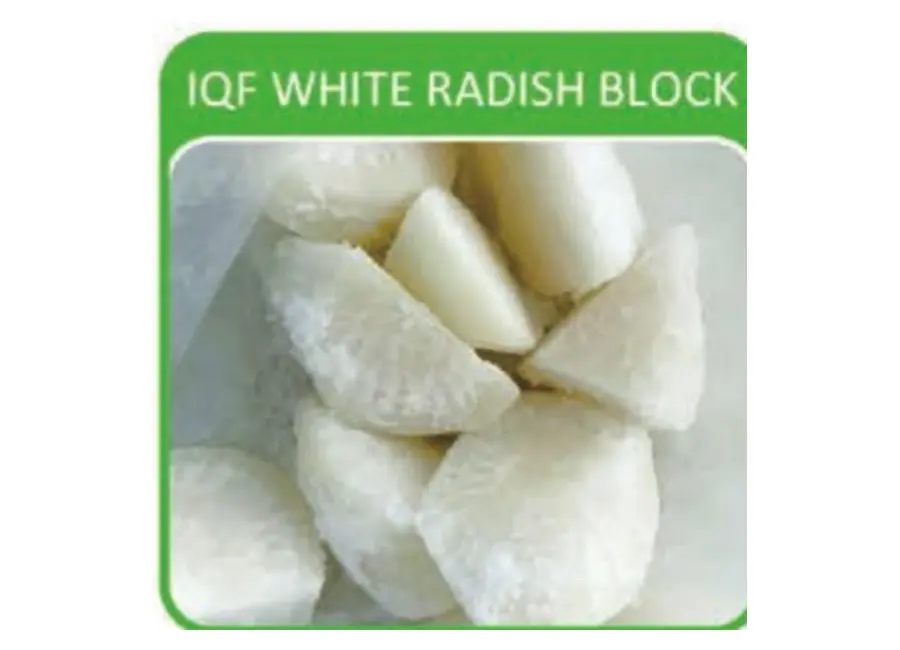IQF White Radish Block from the Deesheng Food catalogue