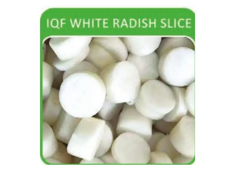 IQF White Radish Slices from the Deesheng Food catalogue