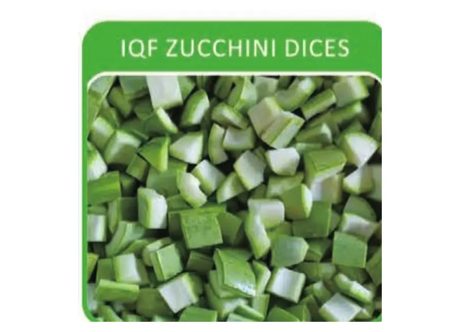 IQF Zucchini Dices from the Deesheng Food catalogue