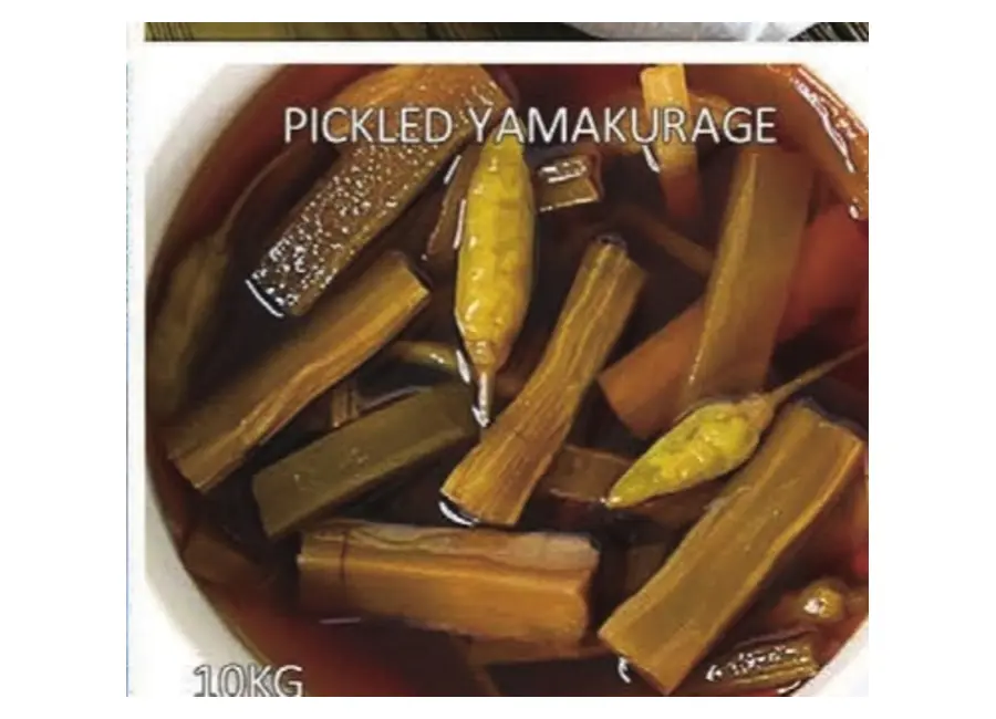 Pickled Yamakurage from the Deesheng Food catalogue