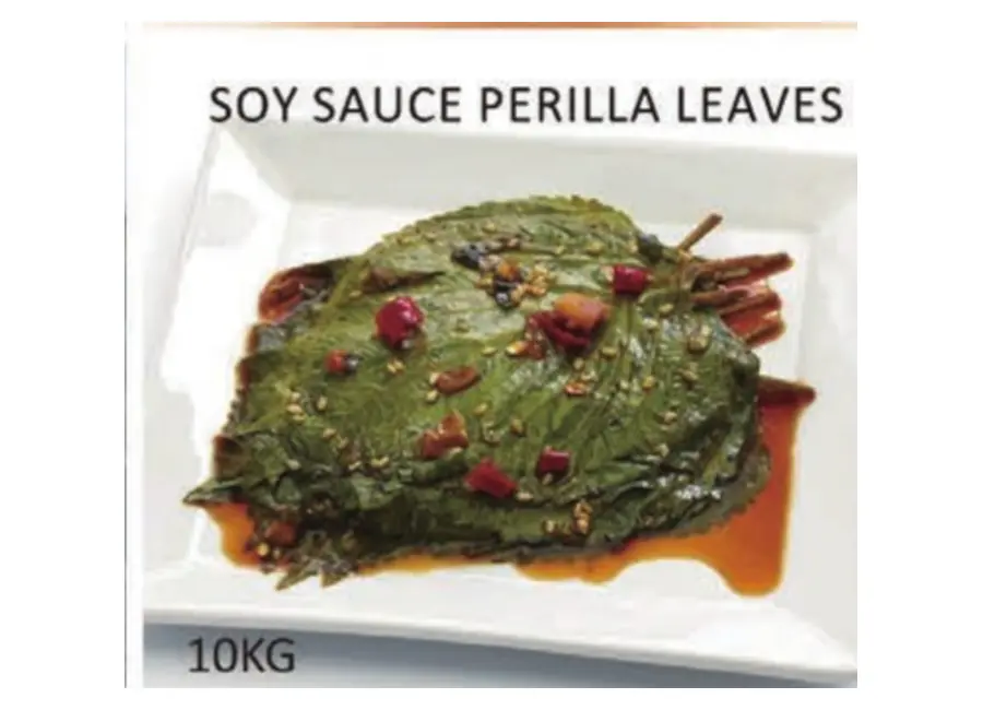 Soy Sauce Perilla Leaves from the Deesheng Food catalogue