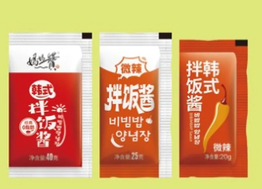 Mild Spicy Bibimbap Sauce — Catering Sachets from the Deesheng Food catalogue