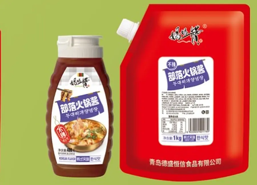 Non-spicy Budae Jjigae Sauce from the Deesheng Food catalogue