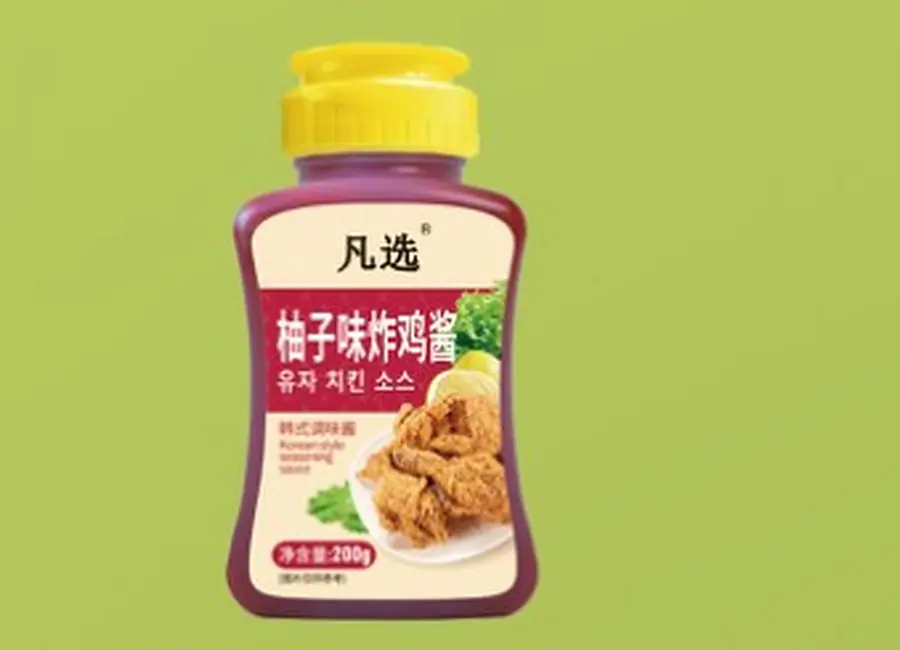 Yuzu Fried Chicken Sauce — Retail from the Deesheng Food catalogue